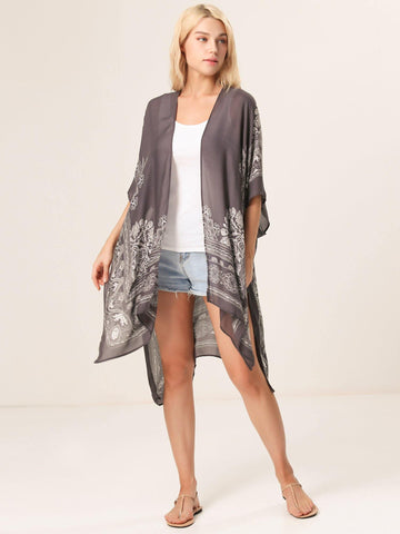 Beach Babe Bohemian Print Kimono - Shopmossrose